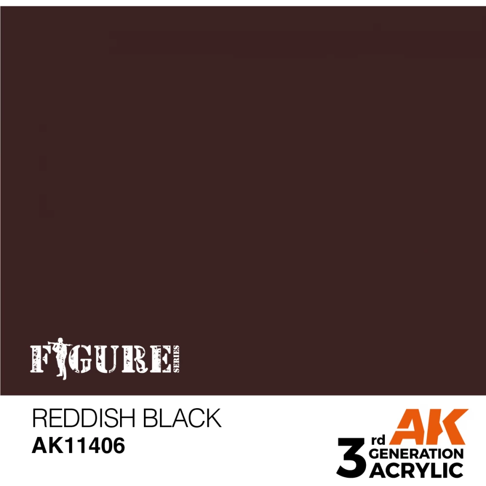 AK INTERACTIVE Figure Reddish Black akrilfesték 17ml