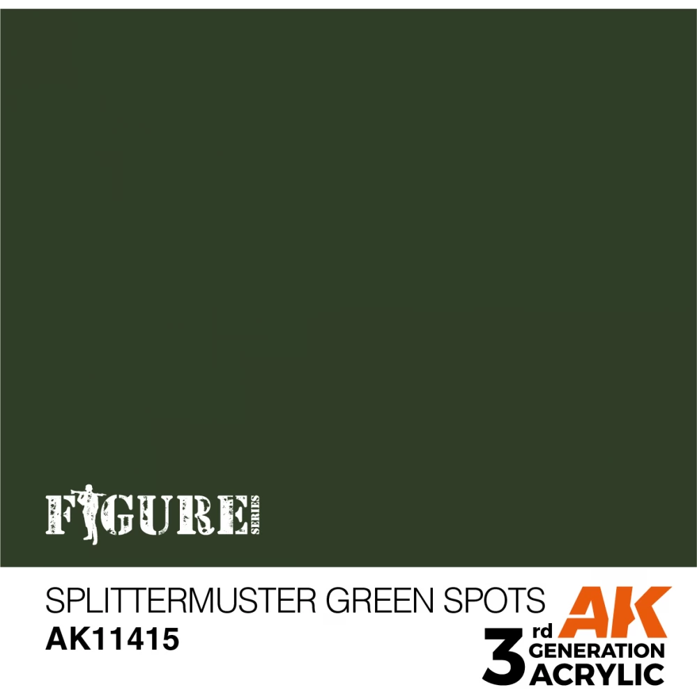 AK INTERACTIVE Figure Splittermuster Green Spots akrilfesték 17ml