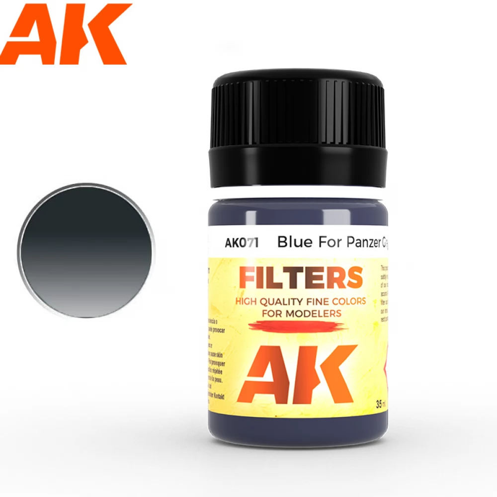 AK INTERACTIVE Filters For Panzer Grey enamel festék 35ml