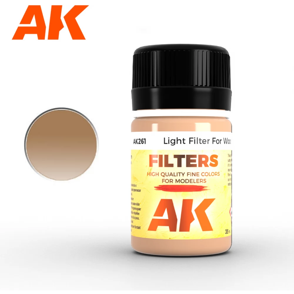 AK INTERACTIVE Filters Ocher For Sand - Light Filter For Wood enamel festék 35ml