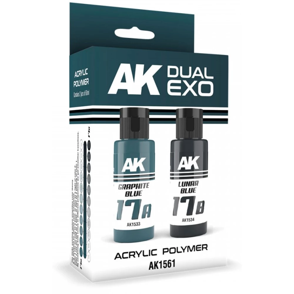 AK INTERACTIVE Graphite Blue & Lunar B