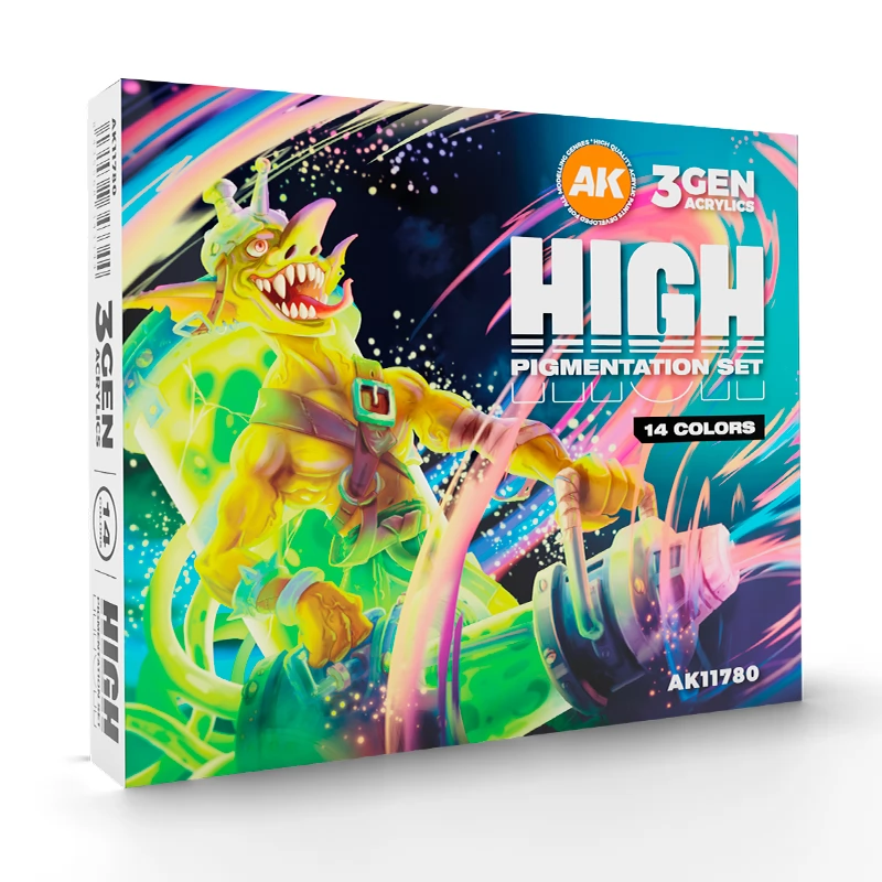 AK INTERACTIVE High Pigmentacion Color Punch Set pigment készlet 14x 17 ml