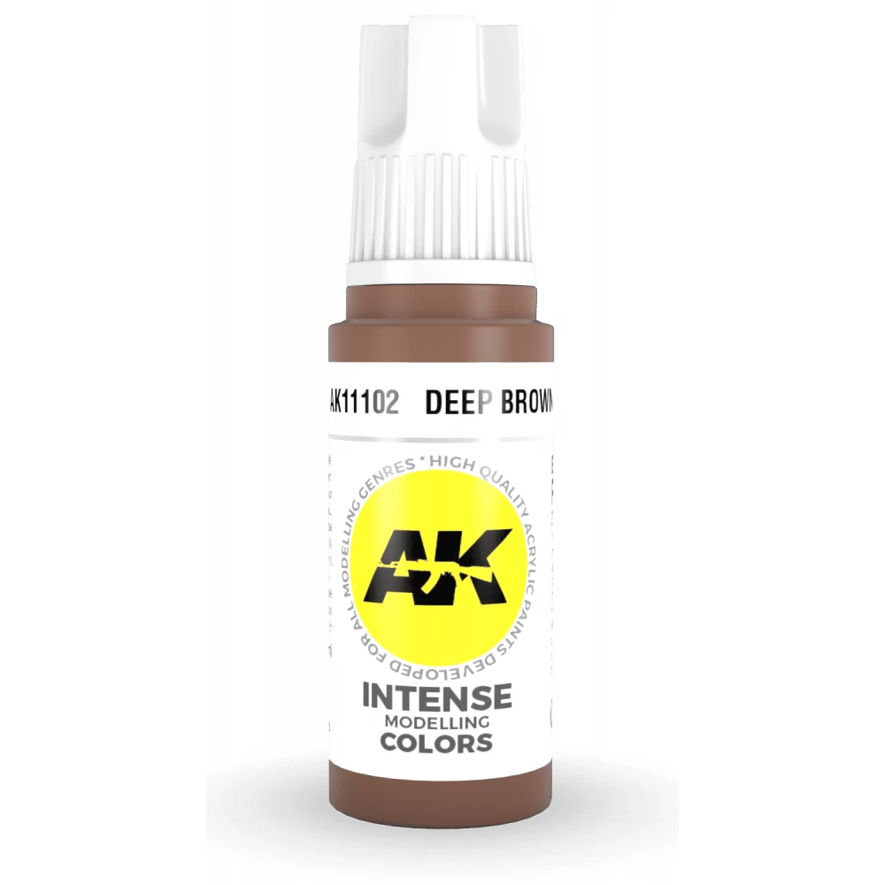 AK INTERACTIVE Intense Modelling Colors Deep Brown barna akrilfesték 17ml