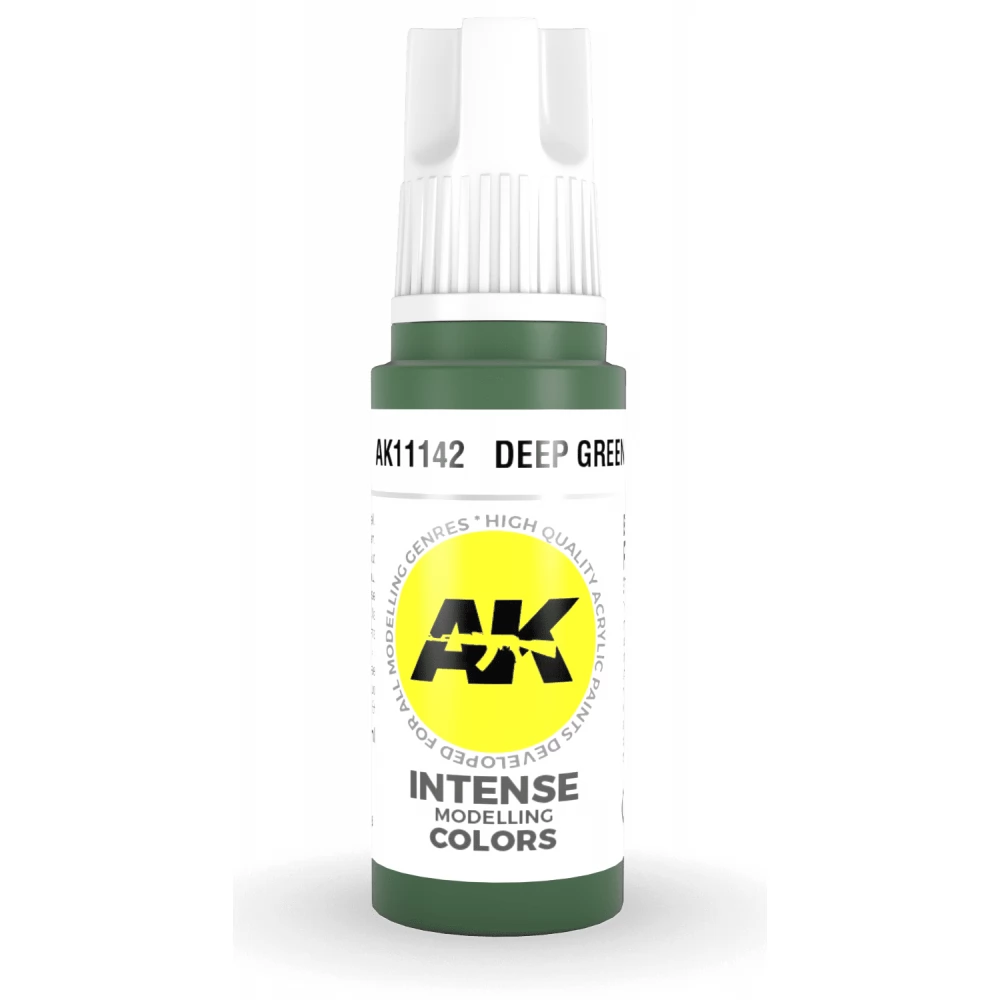AK INTERACTIVE Intense Modelling Colors Deep Green sötétzöld akrilfesték 17ml