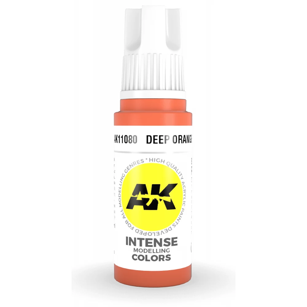 AK INTERACTIVE Intense Modelling Colors Deep Orange narancssárga akrilfesték 17ml