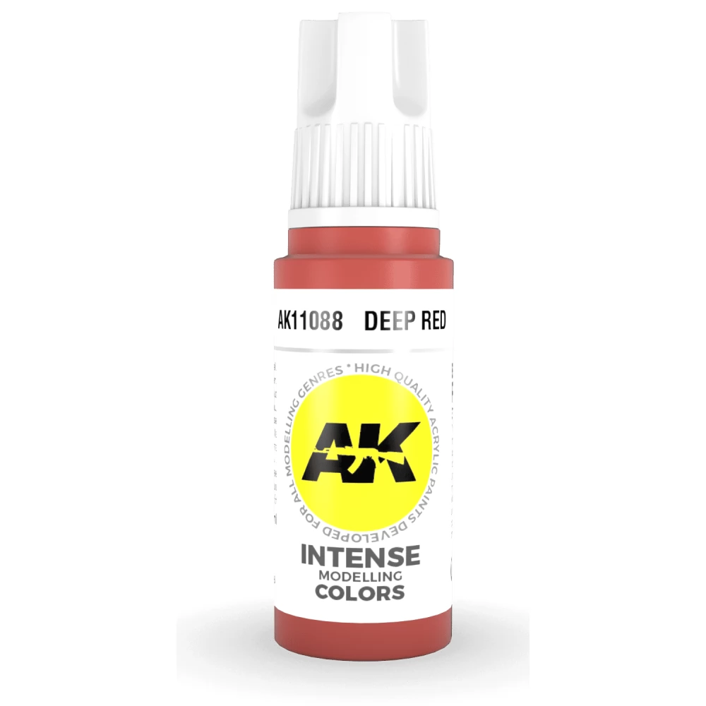 AK INTERACTIVE Intense Modelling Colors Deep Red vörös akrilfesték 17ml
