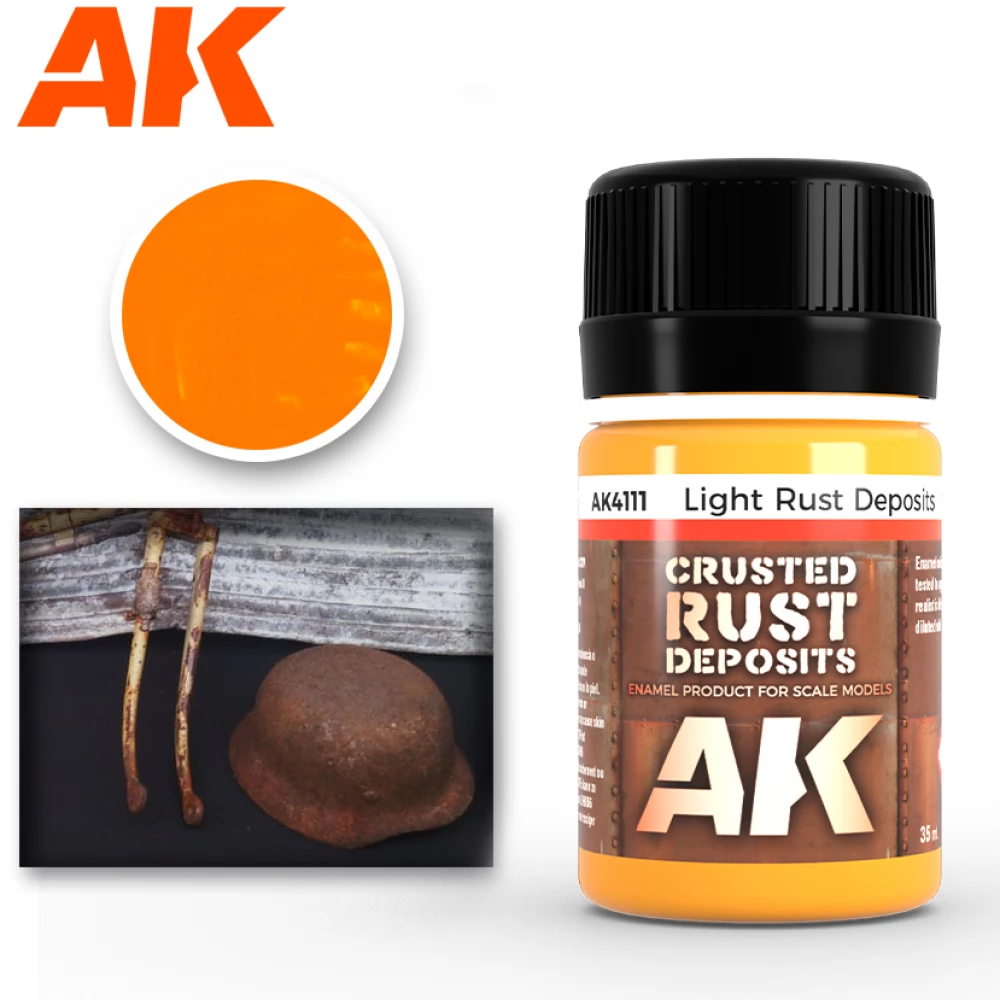 AK INTERACTIVE Light Rust Deposit enamel világos rozsda effekt festék 25ml