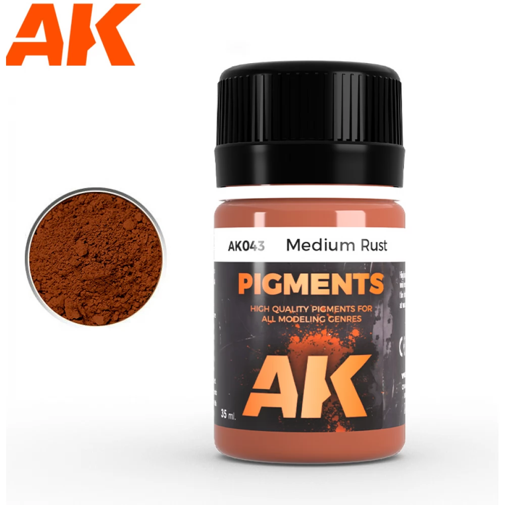 AK INTERACTIVE Medium Rust barna pigment 35ml