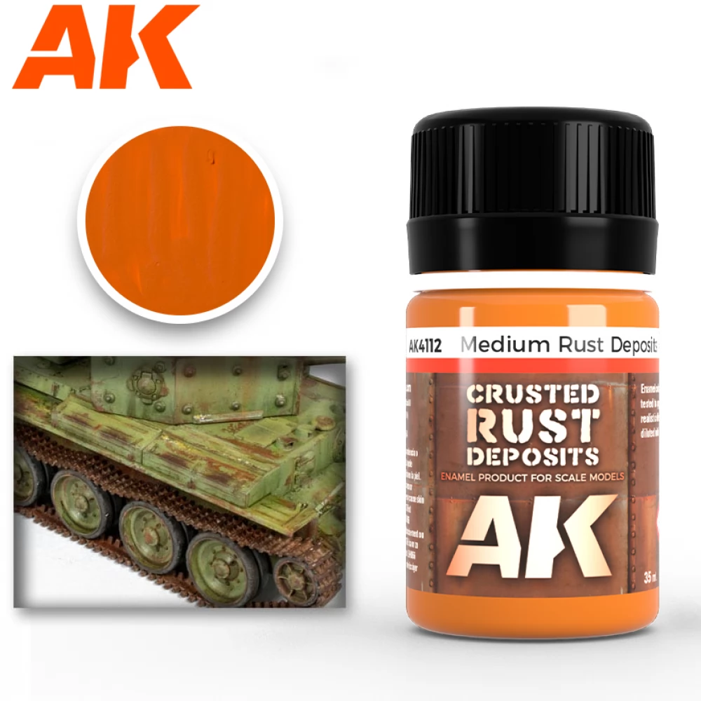 AK INTERACTIVE Medium Rust Deposit enamel festék 35ml