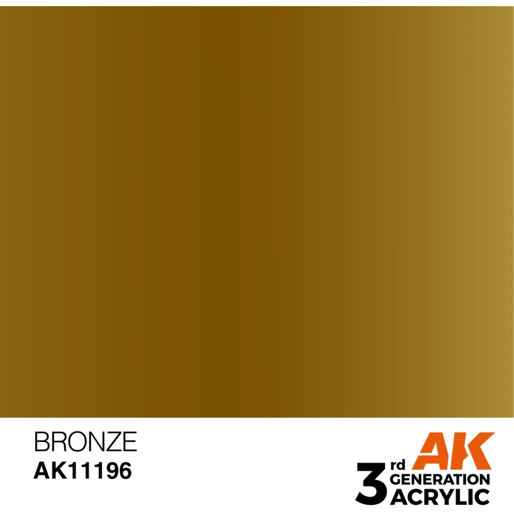 AK INTERACTIVE Metallic Modelling Colors - Bronze akrilfesték 17ml