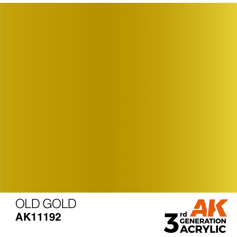 AK INTERACTIVE Metallic Modelling Colors - Old Gold akrilfesték 17ml
