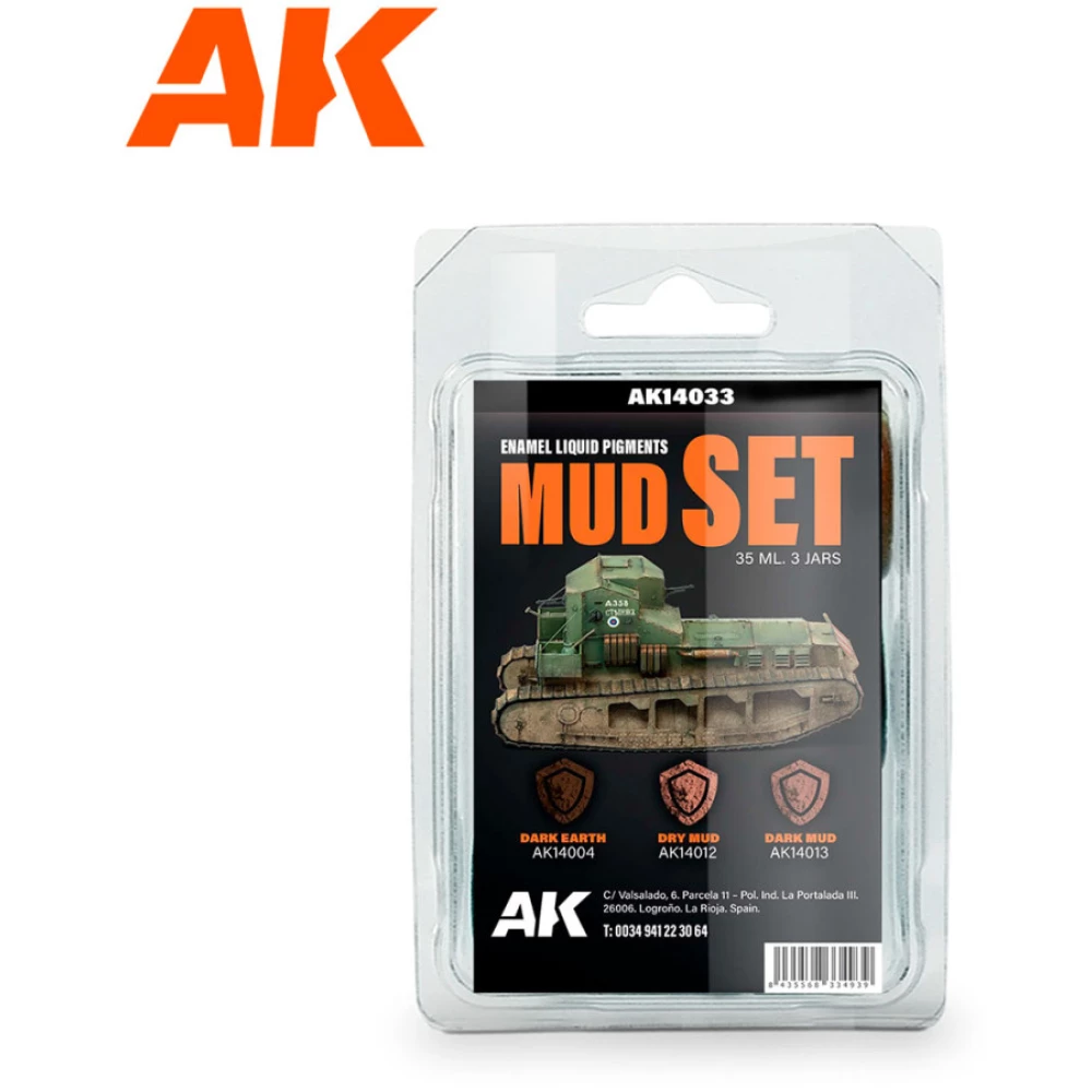 AK INTERACTIVE Mud Set - Liquid Pigmen