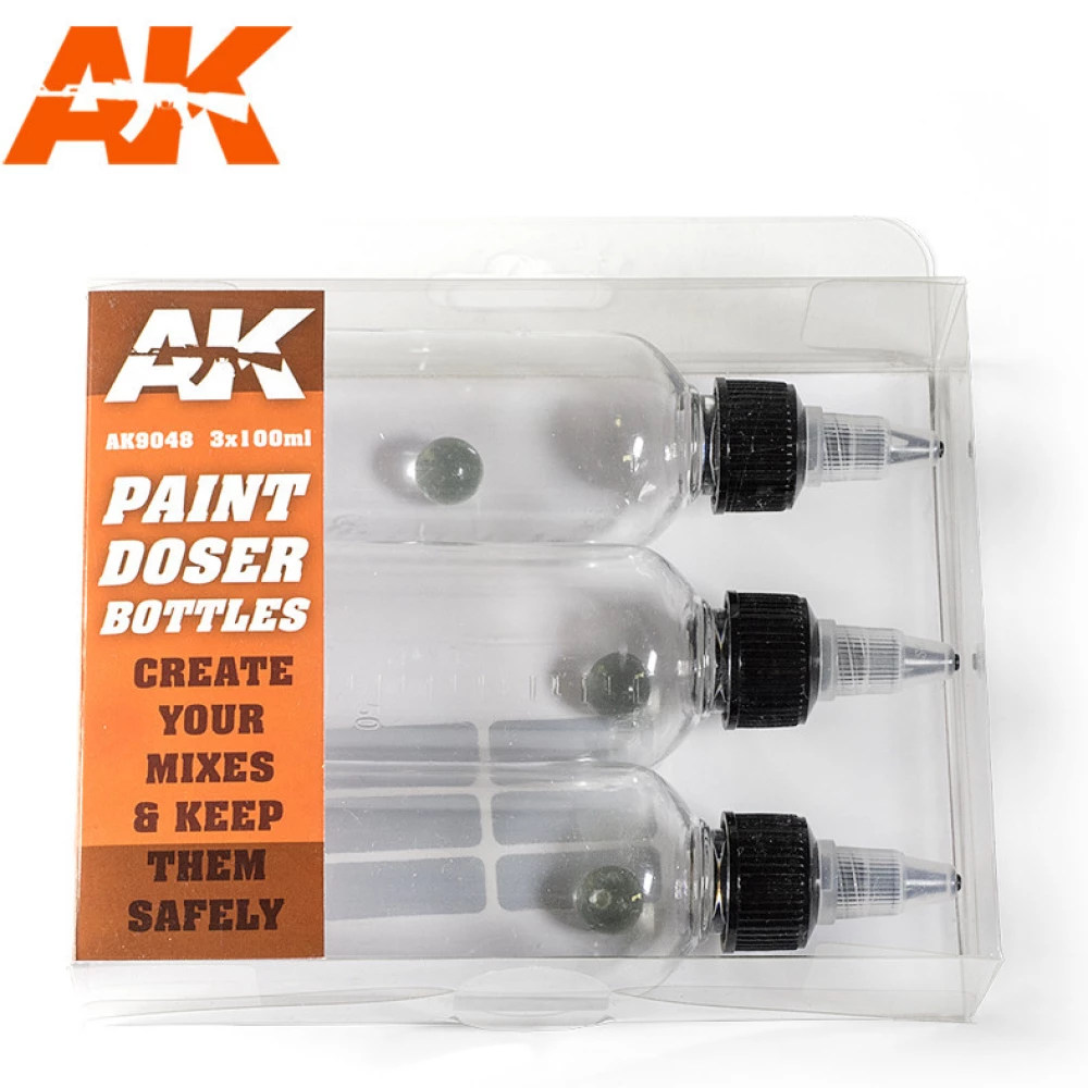 AK INTERACTIVE Paint Doser Bottles 4x1