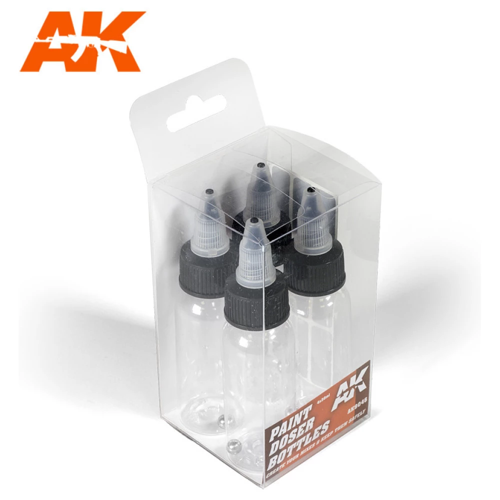 AK INTERACTIVE Paint Doser Bottles 4x3