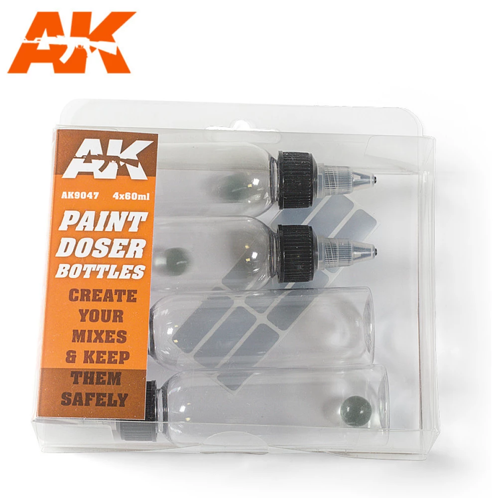 AK INTERACTIVE Paint Doser Bottles 4x6