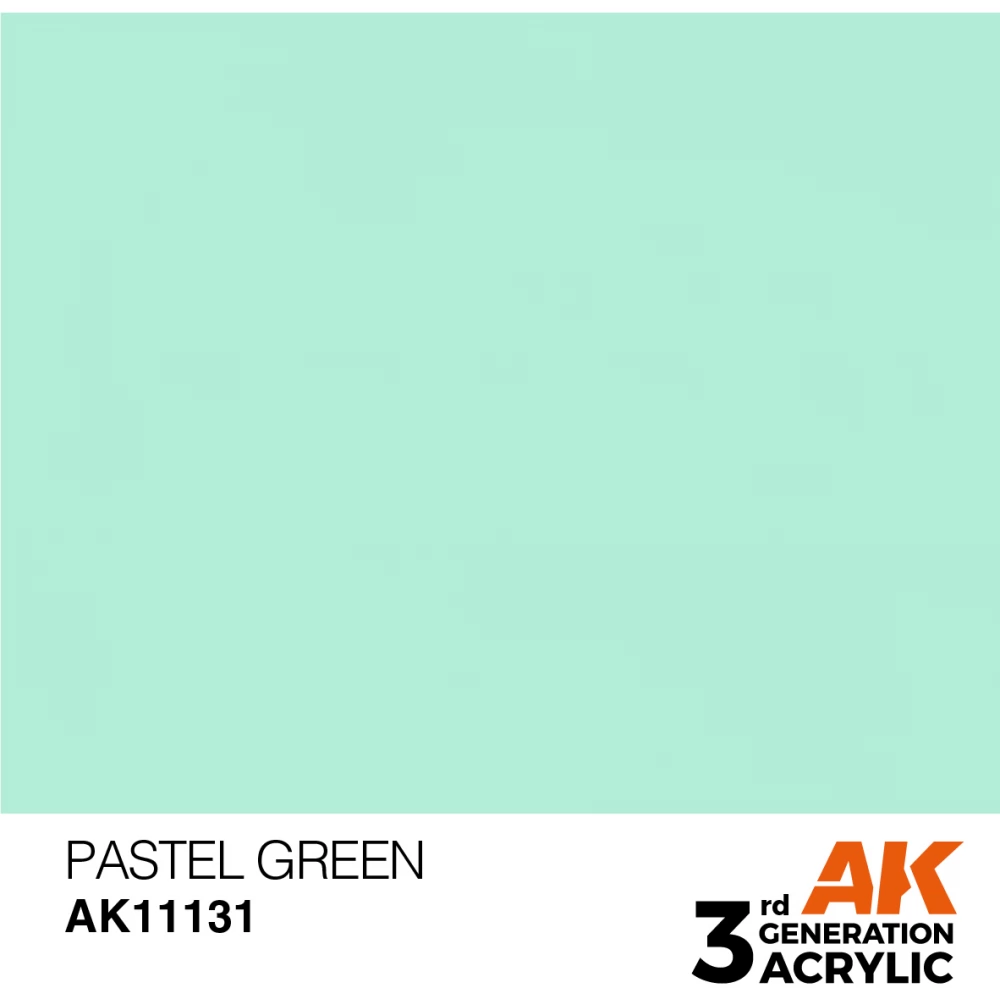 AK INTERACTIVE Pastel Modelling Colors - Pastel Green pasztell zöld akrilfesték 17ml