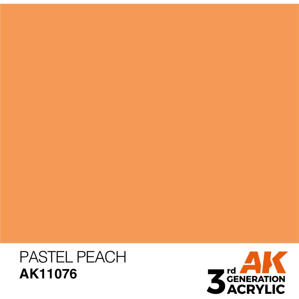 AK INTERACTIVE Pastel Modelling Colors - Pastel Peach pasztell barack akrilfesték 17ml