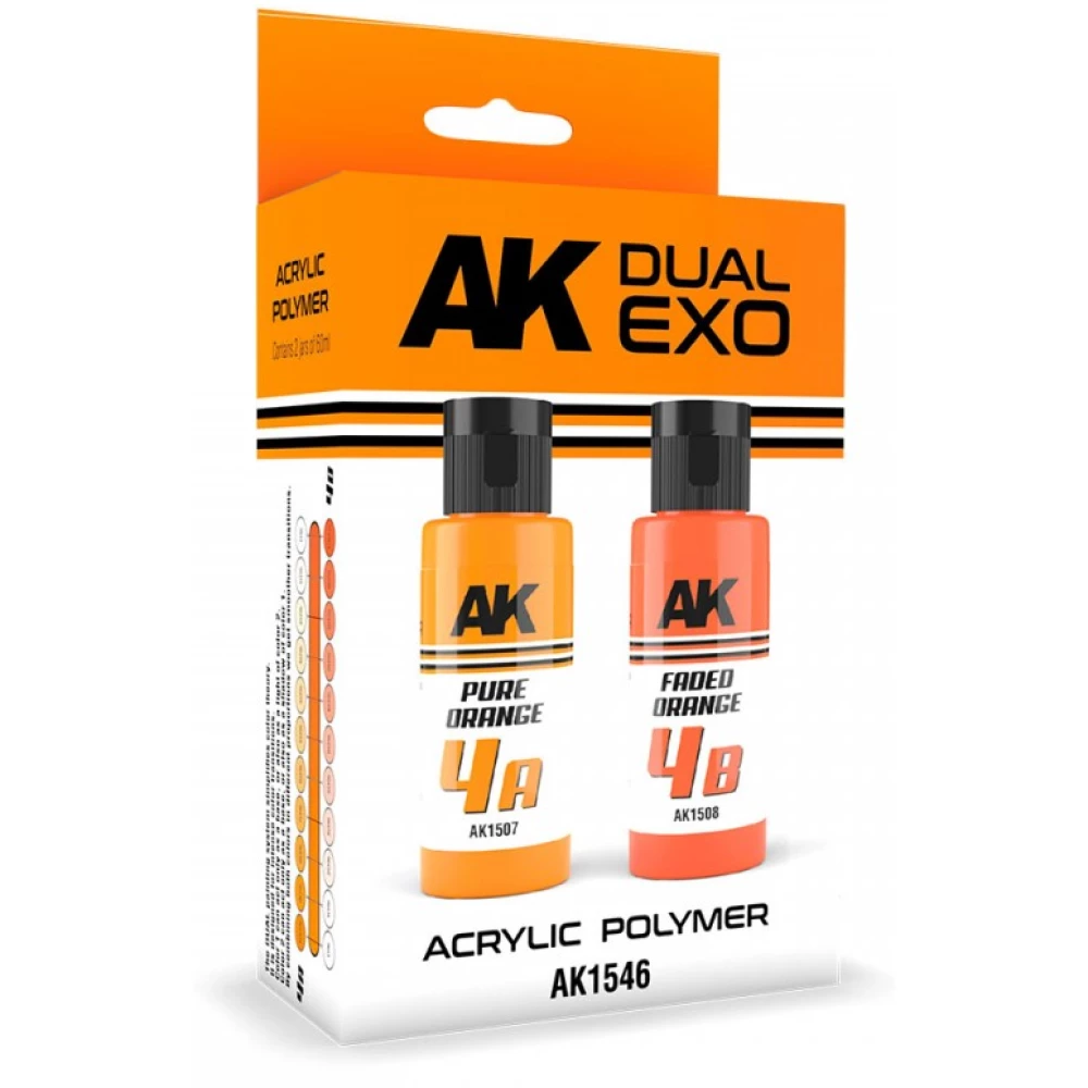 AK INTERACTIVE Pure Orange & Faded Ora