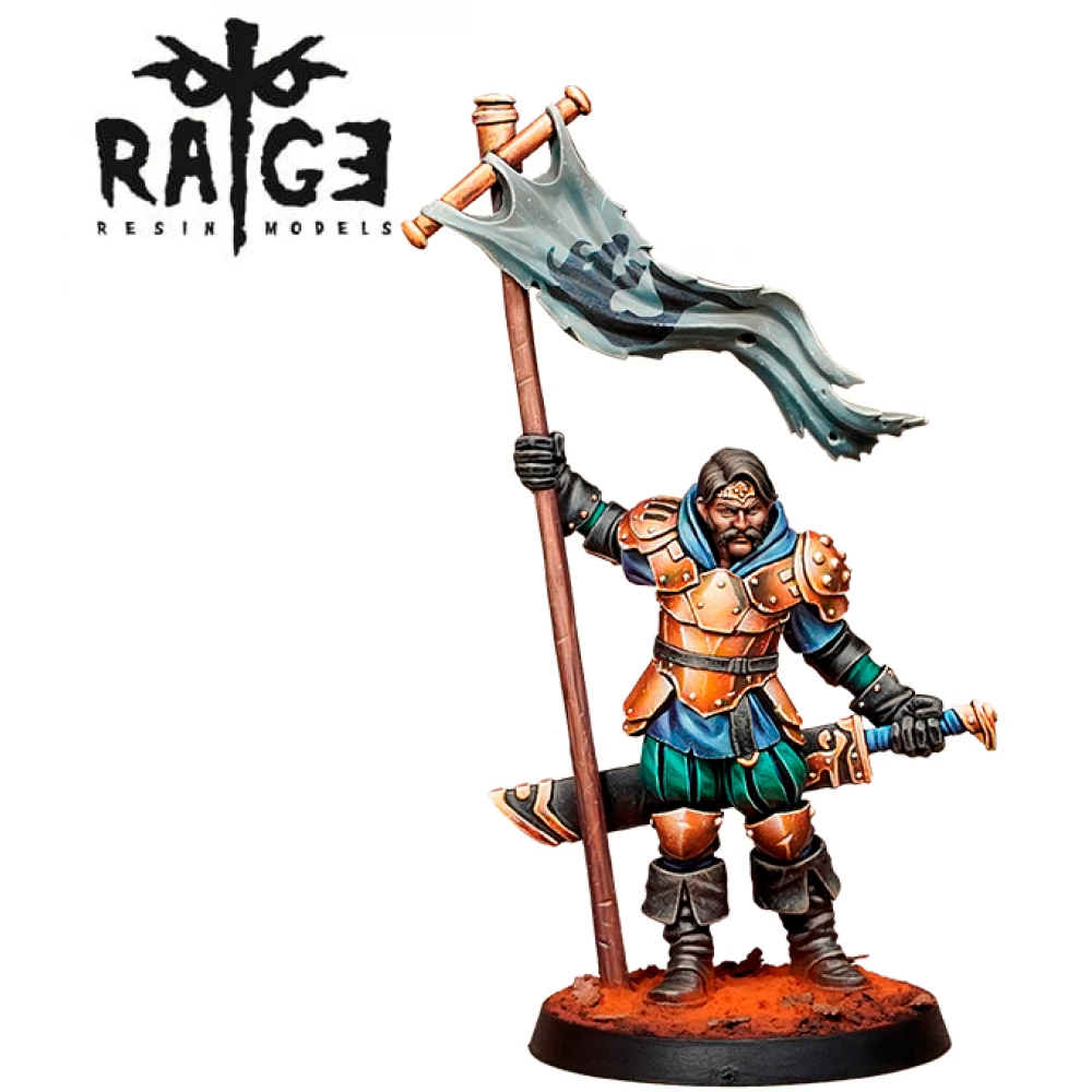 AK INTERACTIVE Rage Resin Models Captain Nork figura