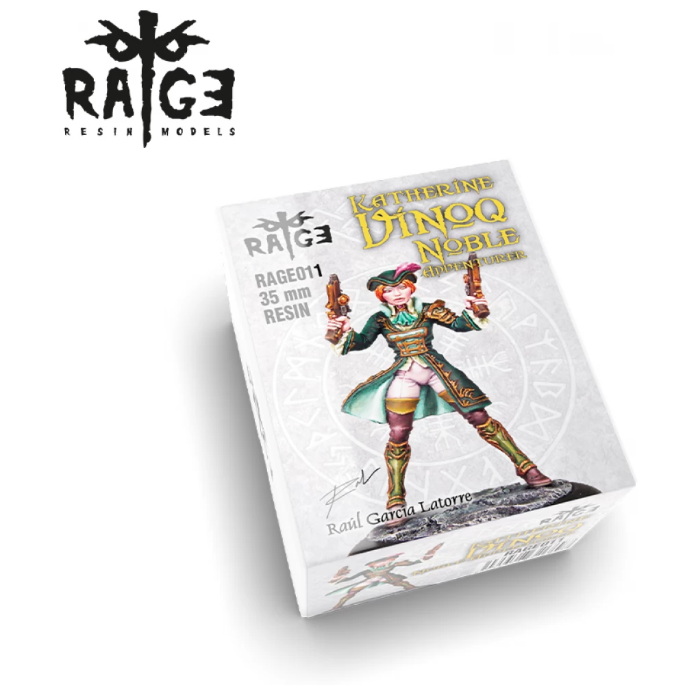 AK INTERACTIVE Rage Resin Models Katherine Vinoq Noble Adventurer figura