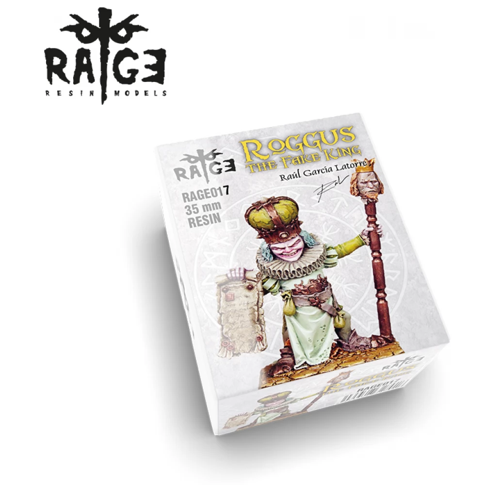 AK INTERACTIVE Rage Resin Models Roggus The Fake King figura