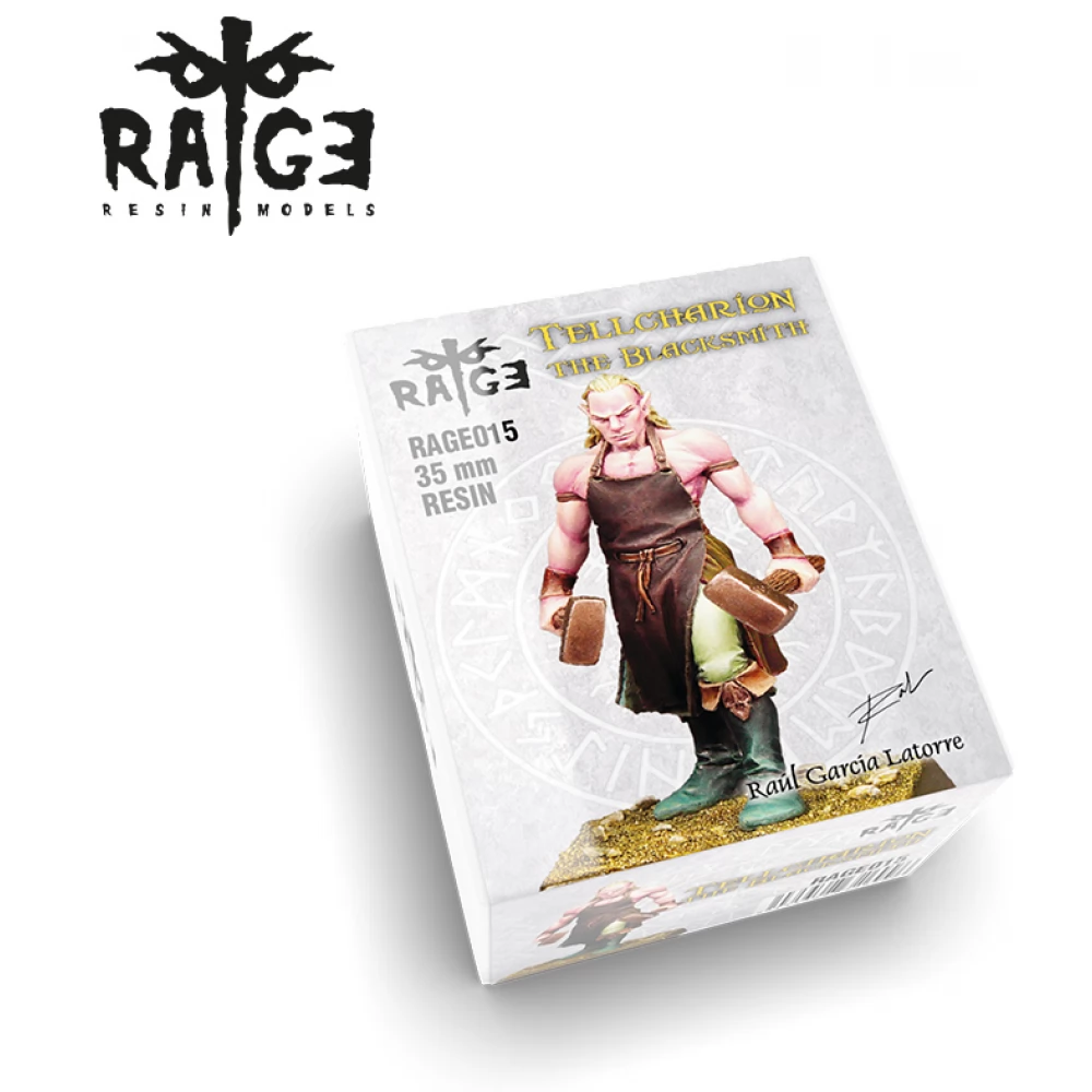 AK INTERACTIVE Rage Resin Models Tellcharion The Blacksmith figura