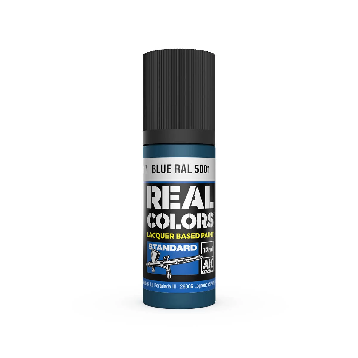 AK INTERACTIVE Real Colors Lacquer Based Paint Blue RAL 5001 kék lakk alapú festék 17ml