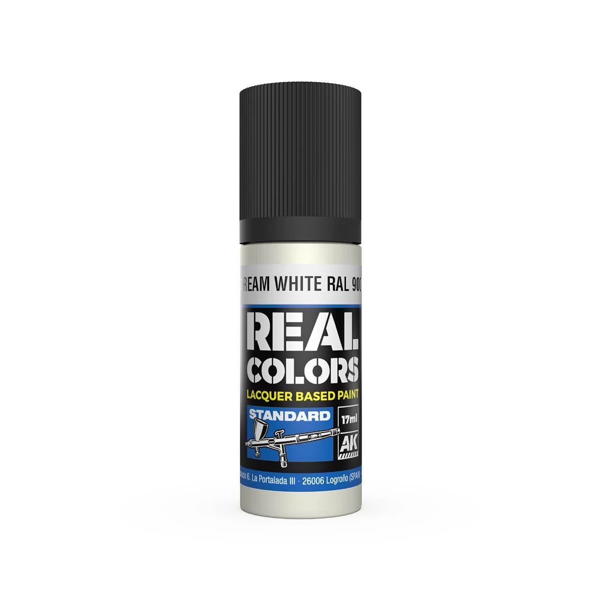 AK INTERACTIVE Real Colors Lacquer Based Paint Cream White RAL 9001 krémfehér lakk alapú festék 17ml