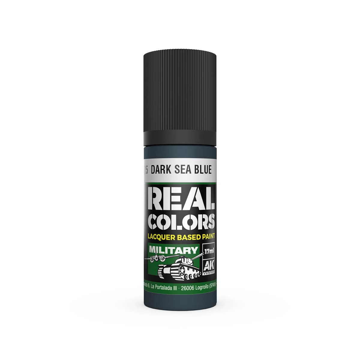 AK INTERACTIVE Real Colors Lacquer Based Paint Dark Sea Blue sötétkék lakk alapú festék 17ml