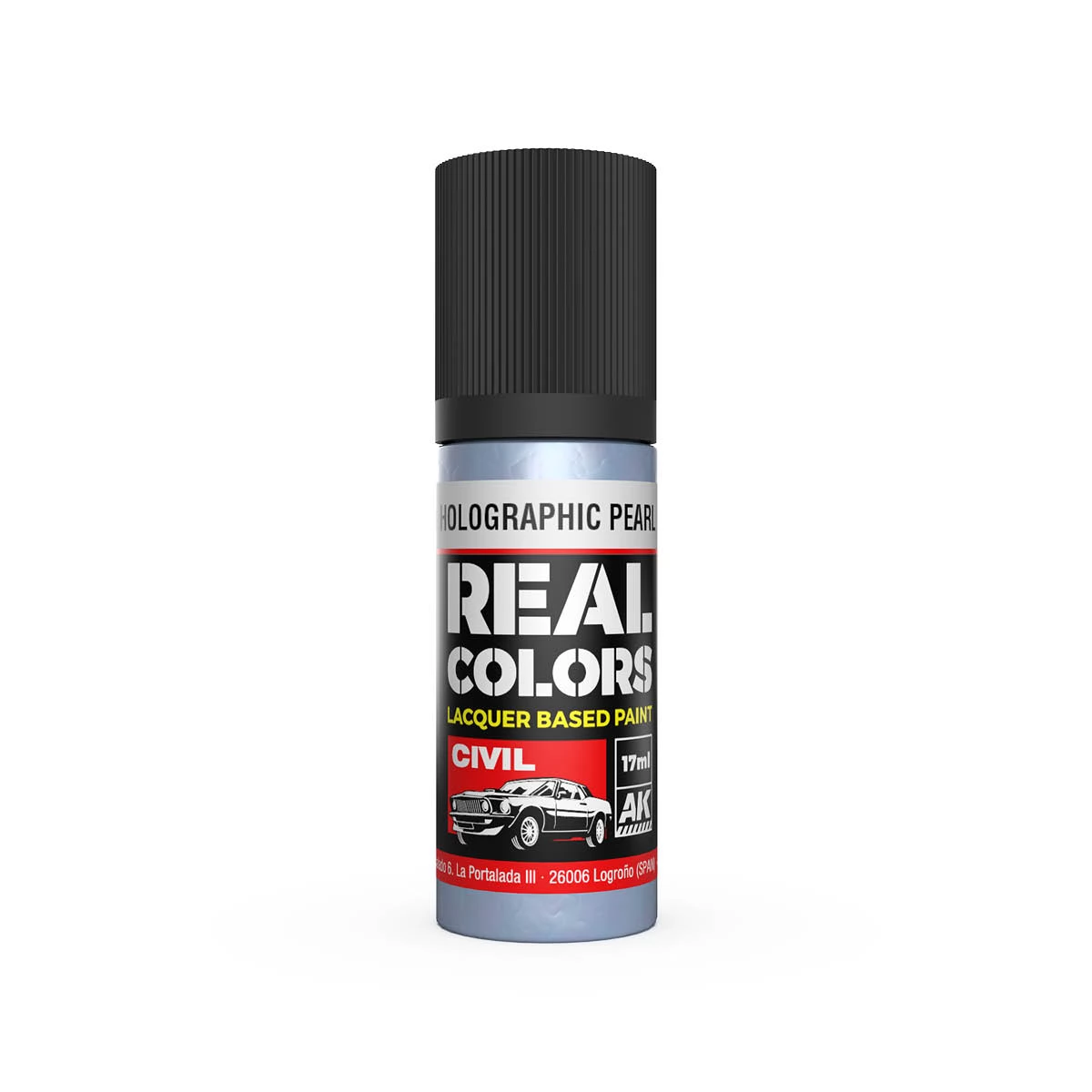 AK INTERACTIVE Real Colors Lacquer Based Paint Holographic Pearl holografikus gyöngyház lakk alapú festék 17ml