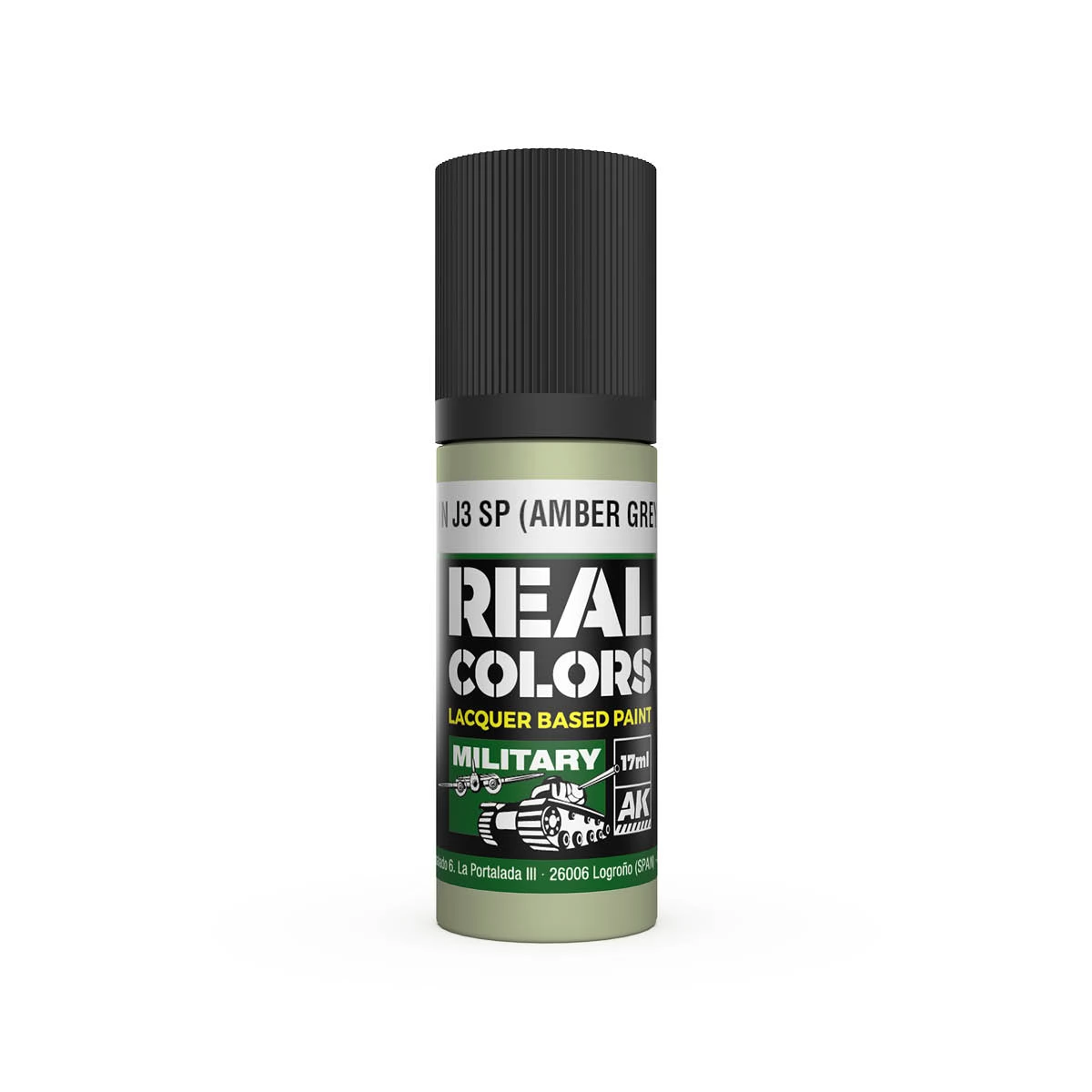 AK INTERACTIVE Real Colors Lacquer Based Paint IJN J3 SP borostyán szürke lakk alapú festék 17ml