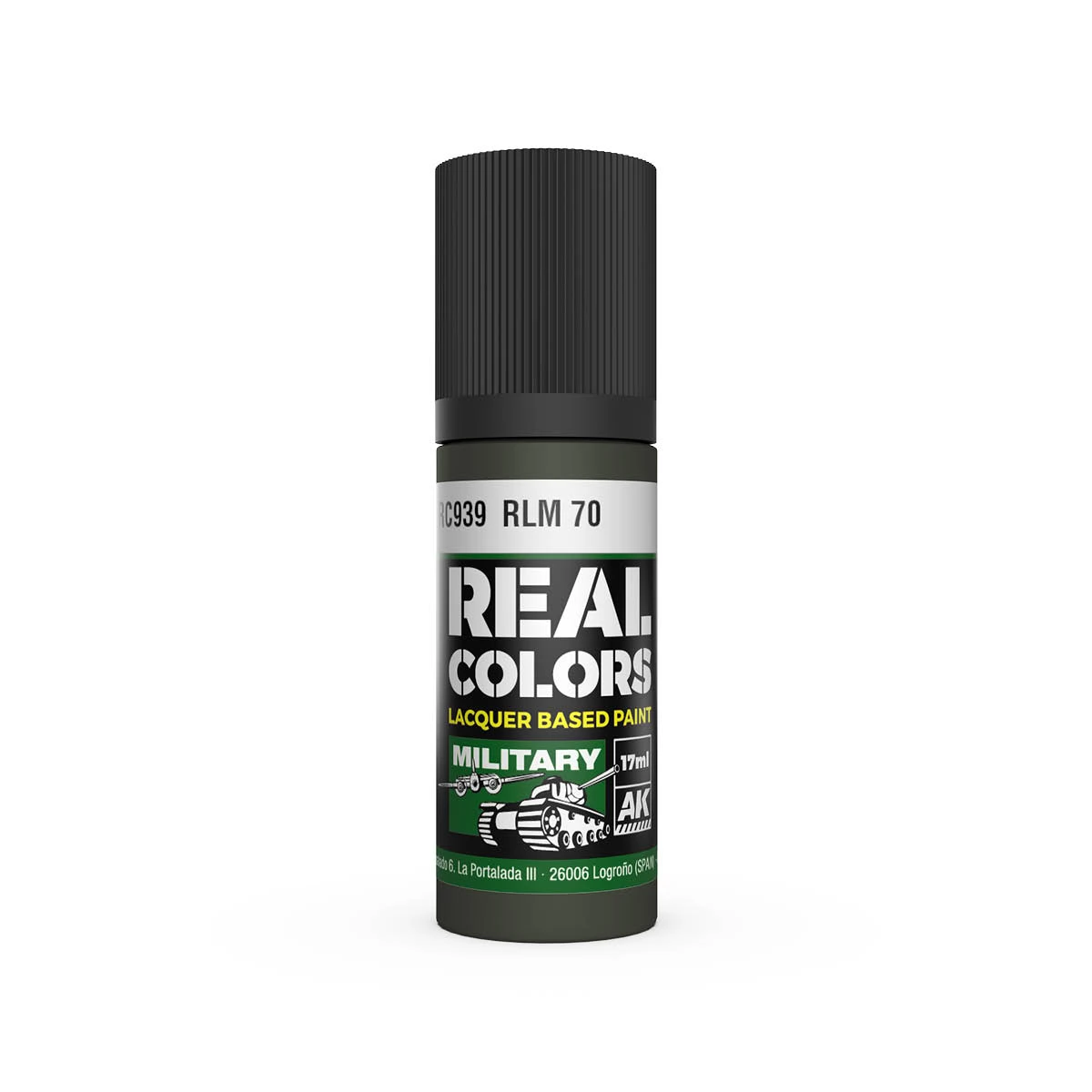 AK INTERACTIVE Real Colors Lacquer Based Paint RLM 70 barna lakk alapú festék 17ml