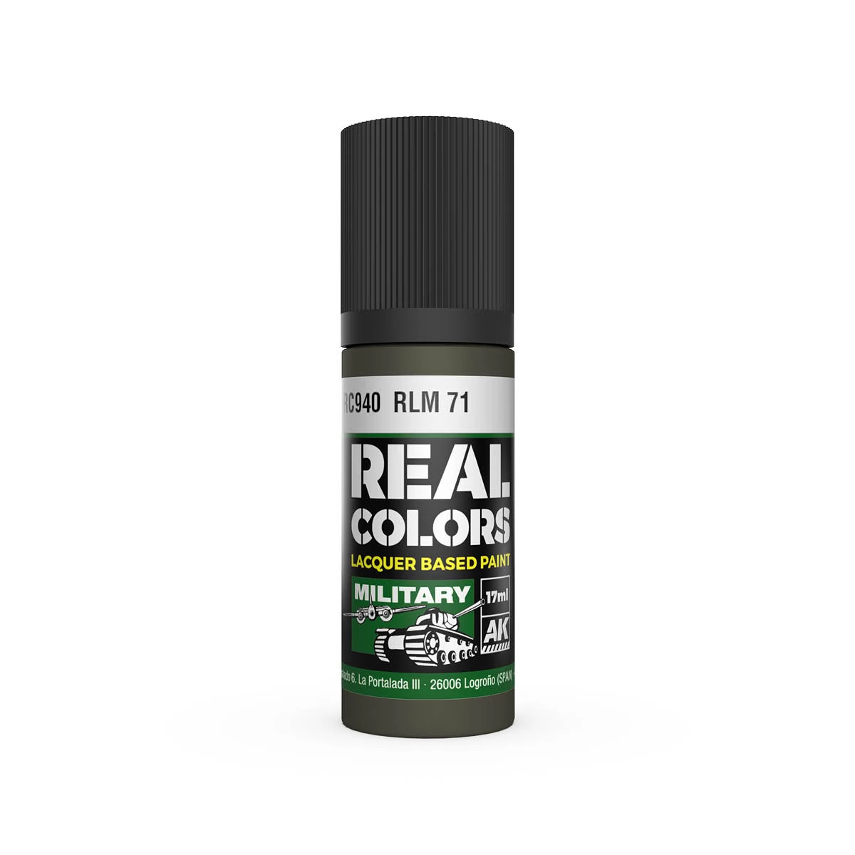 AK INTERACTIVE Real Colors Lacquer Based Paint RLM 71 barna lakk alapú festék 17ml