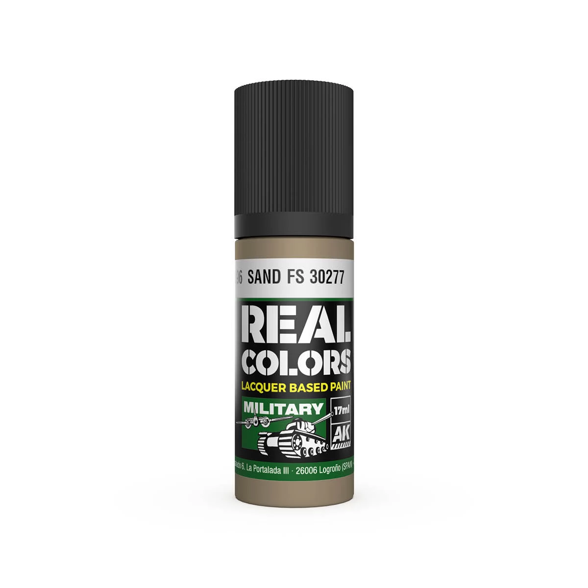 AK INTERACTIVE Real Colors Lacquer Based Paint Sand FS 30277 homokszín lakk alapú festék 17ml