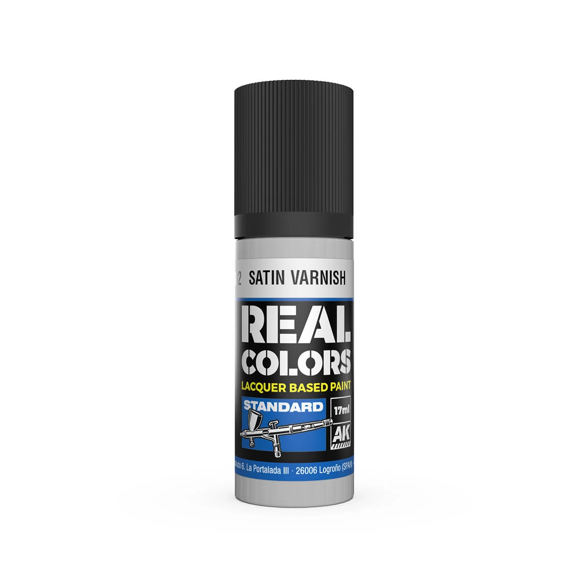 AK INTERACTIVE Real Colors Lacquer Based Paint Satin Varnish félfényes átlátszó lakk 17ml