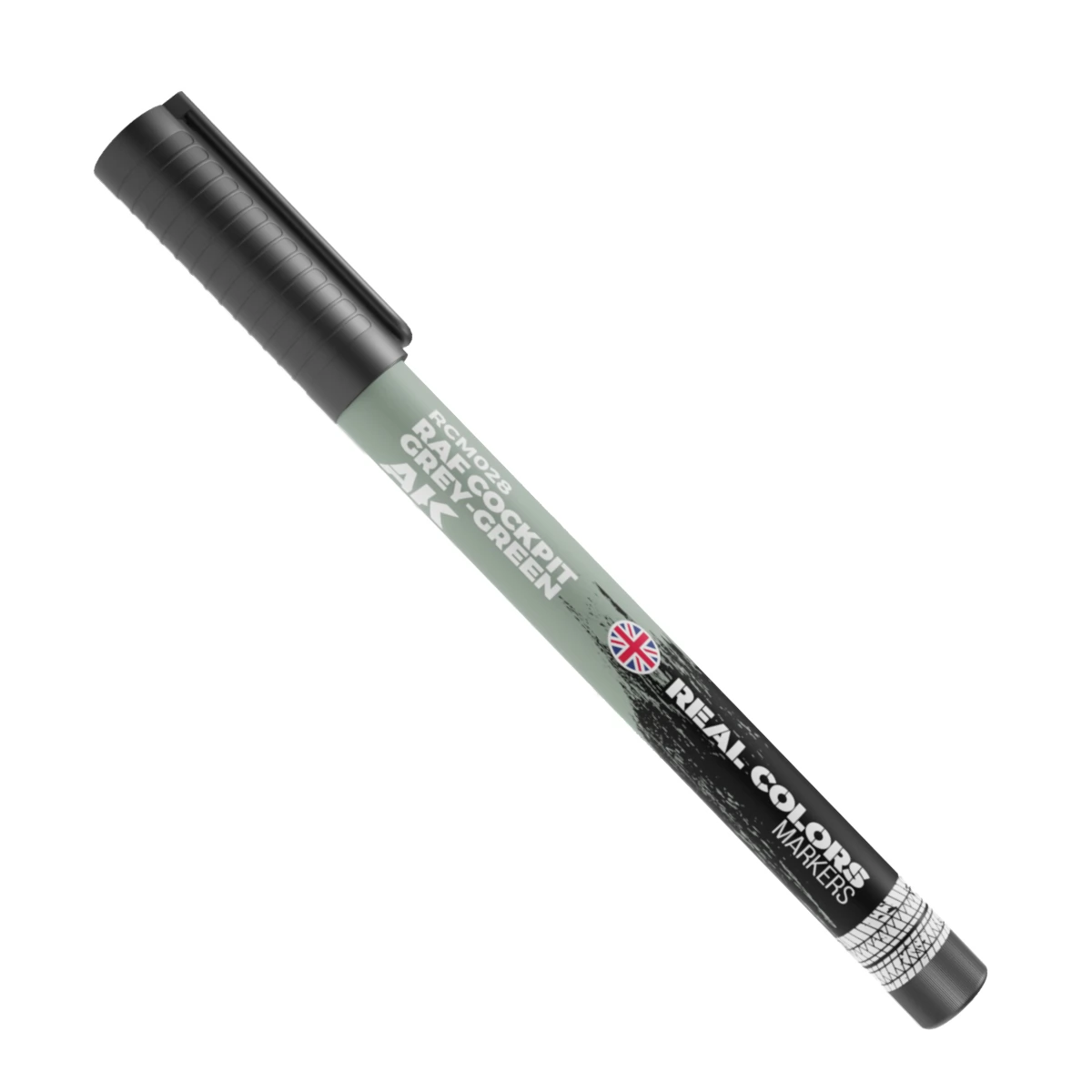 AK INTERACTIVE Real Colors Markers RAF Cockpit Grey-Green szürkészöld akril festék toll