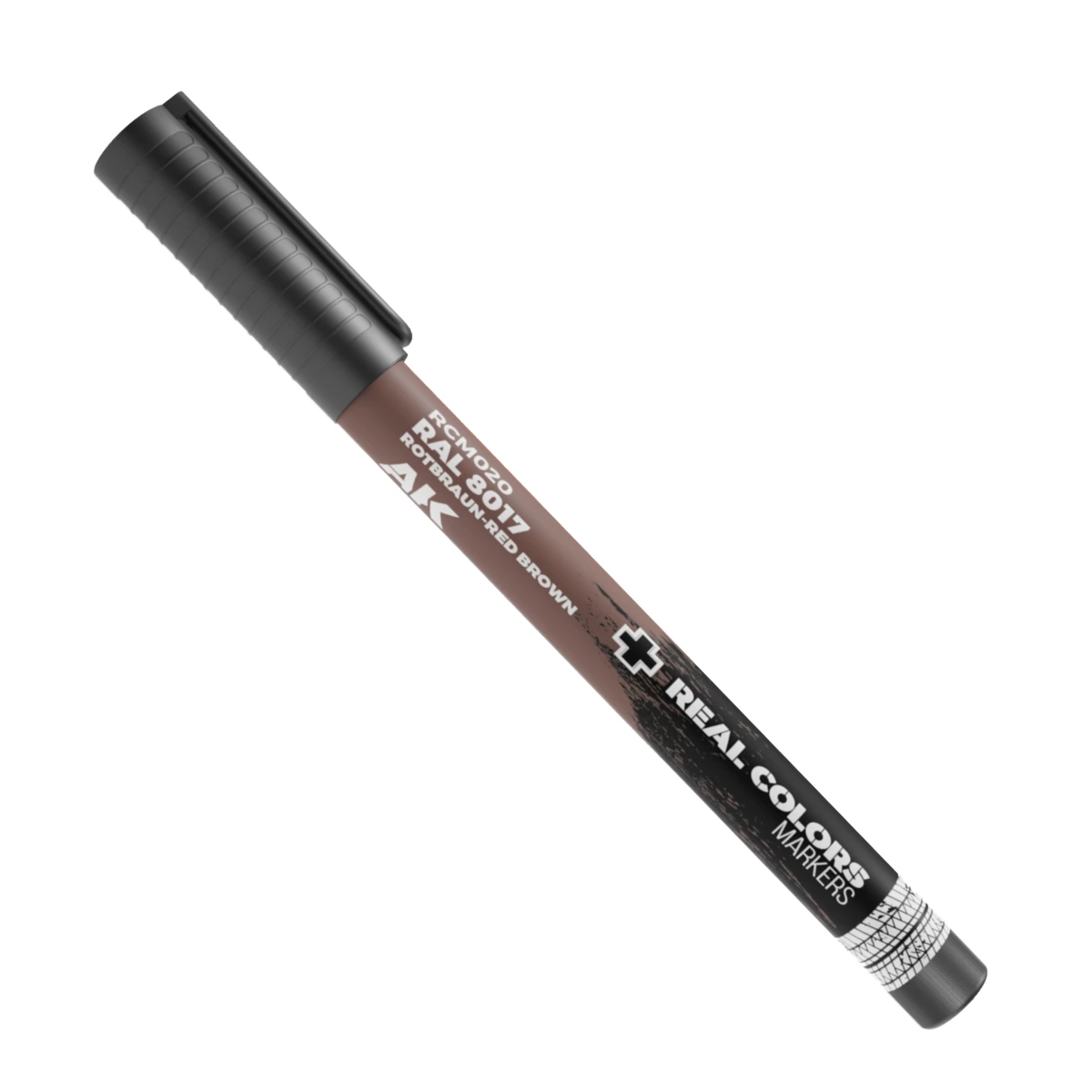 AK INTERACTIVE Real Colors Markers RAL 8017 Rotbraun-Red Brown vörösesbarna akril festék toll
