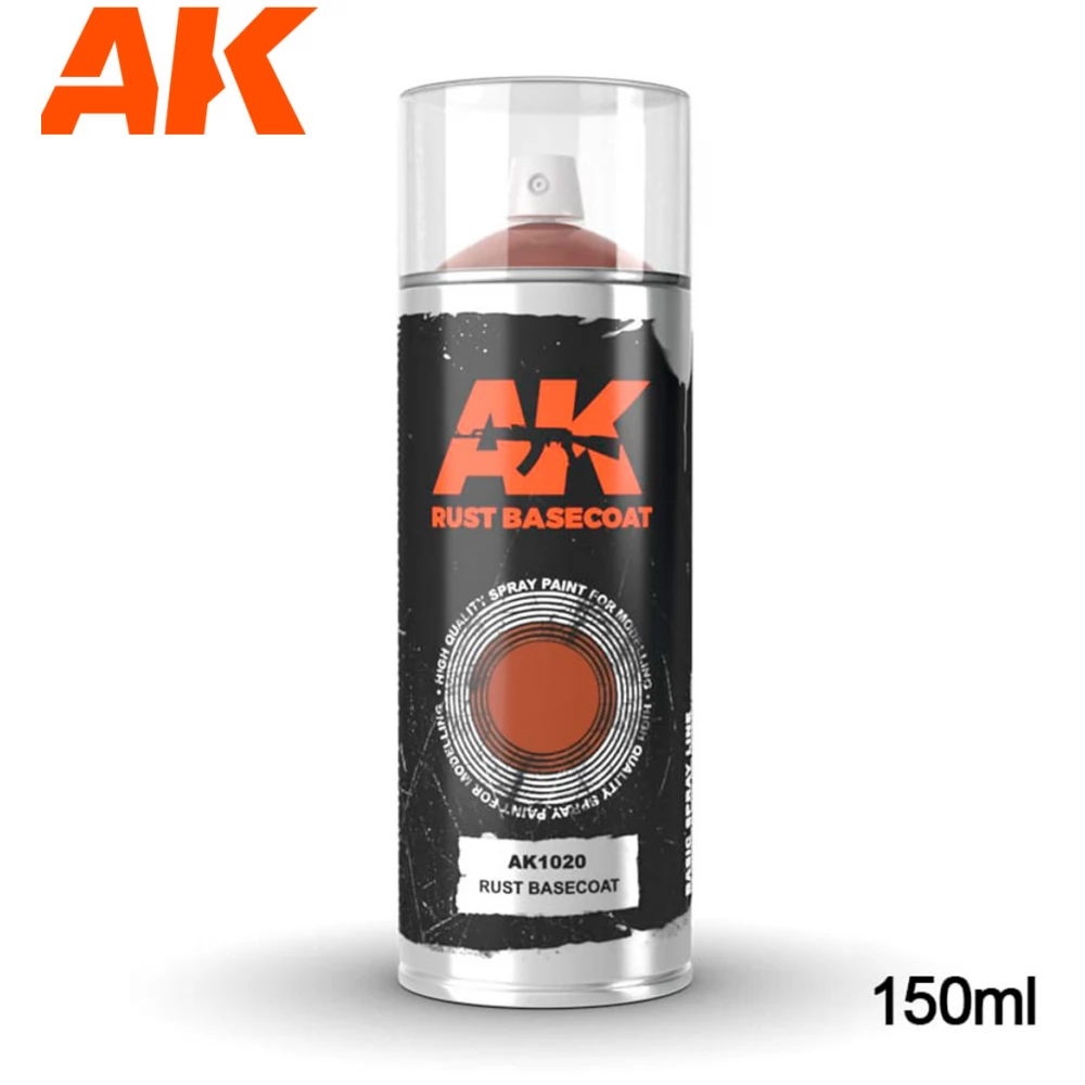 AK INTERACTIVE Rust Basecoat alapozó spray rozsdásodás festéséhez 150ml