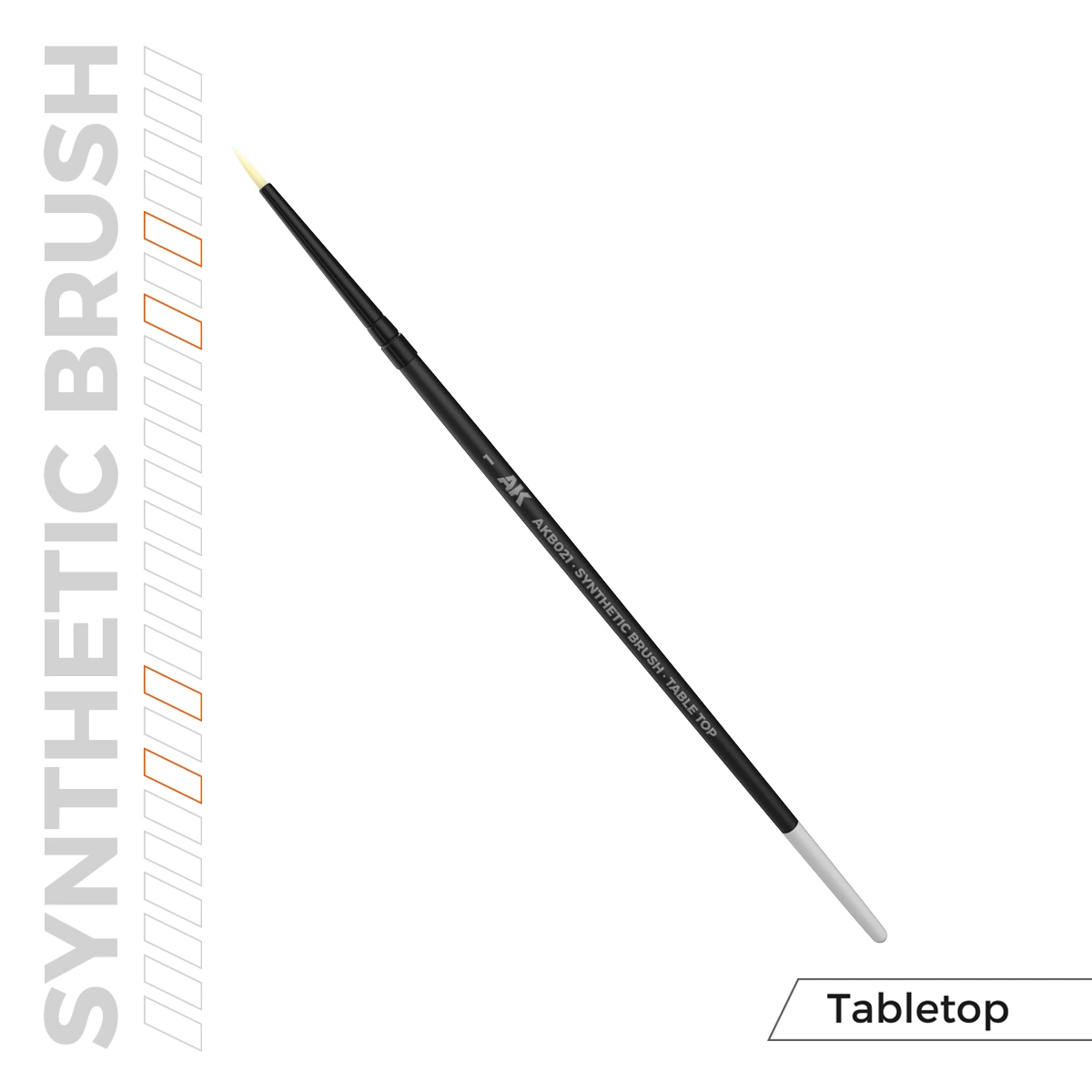 AK INTERACTIVE Tabletop 1 szintetikus puha ecset