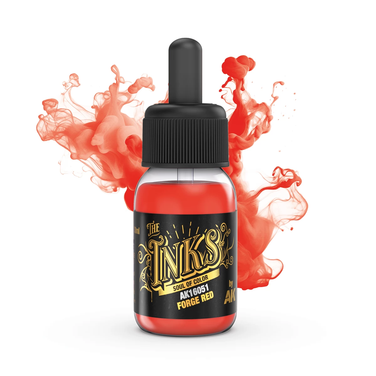 AK INTERACTIVE The Inks Forge red vörös akril festék tinta 30ml