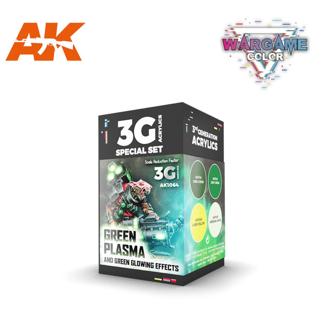 AK INTERACTIVE Wargame Color Set Green