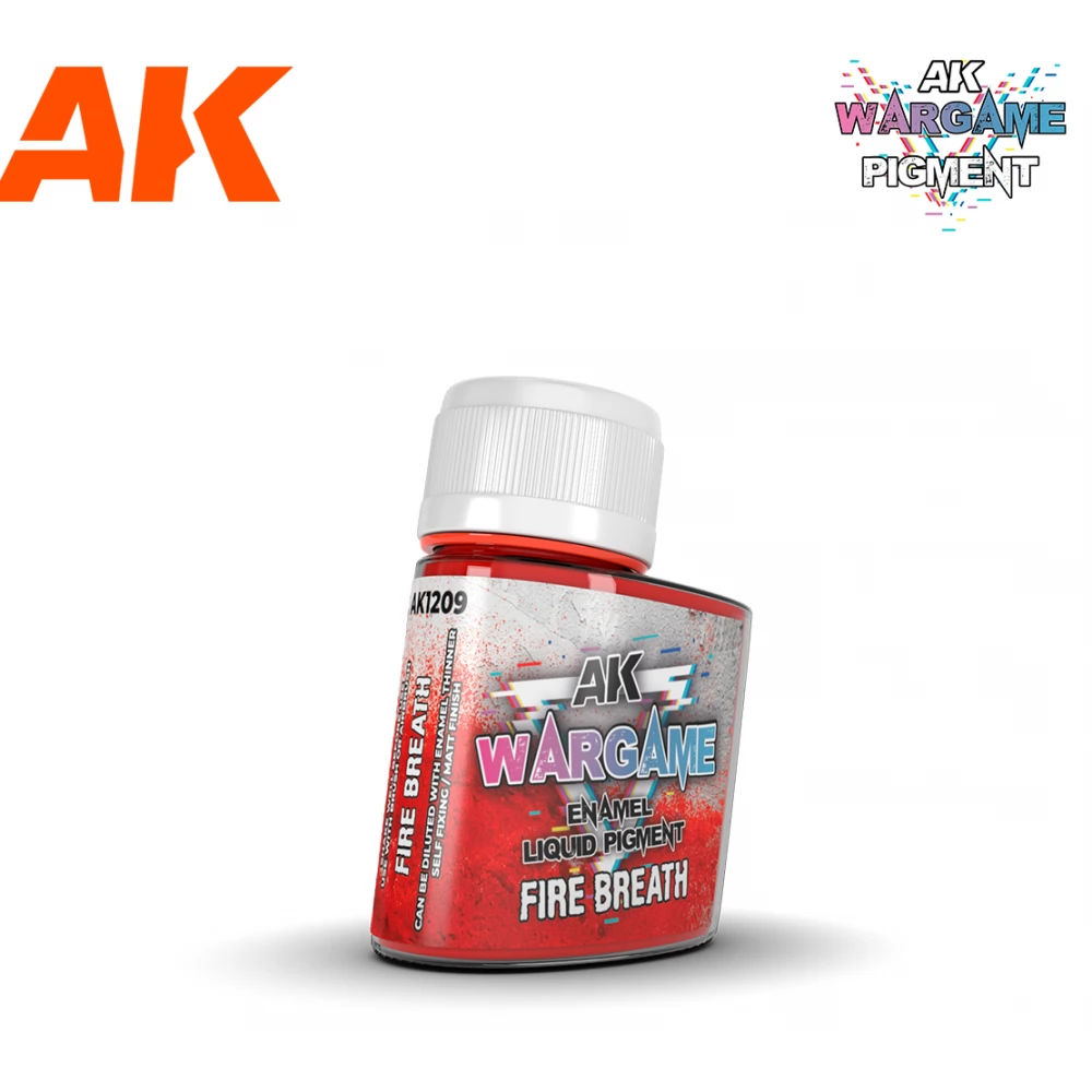 AK INTERACTIVE Wargame pigment Fire Breath enamel folyékony pigment 35ml