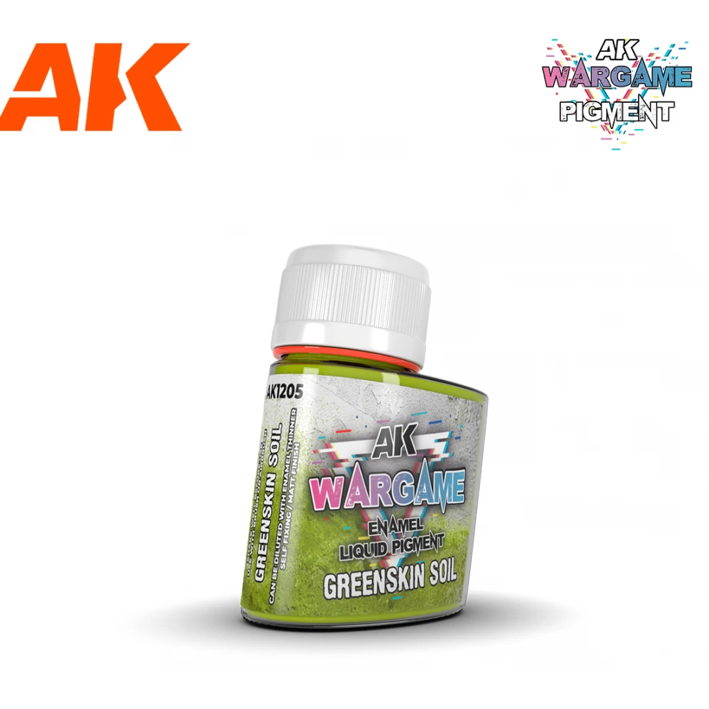 AK INTERACTIVE Wargame pigment Greenskin Soil enamel folyékony pigment 35ml