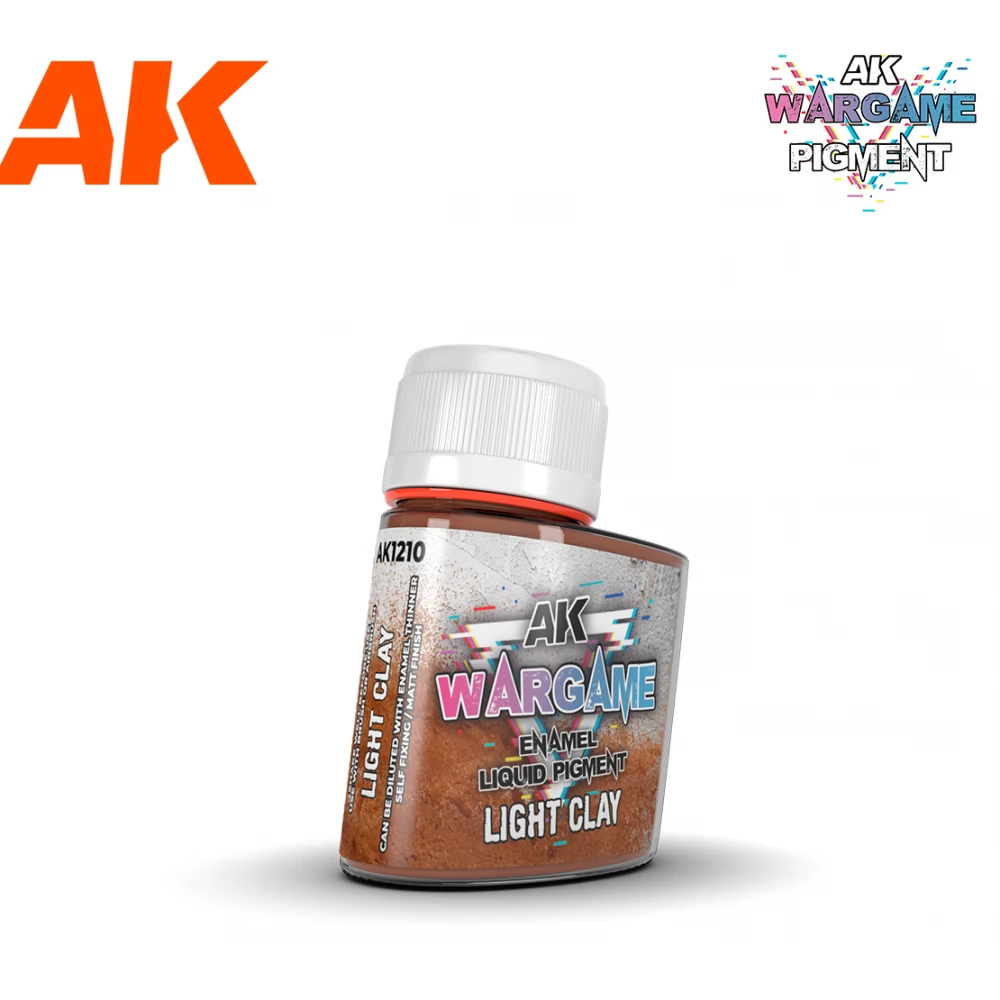 AK INTERACTIVE Wargame pigment Light Clay enamel folyékony pigment 35ml