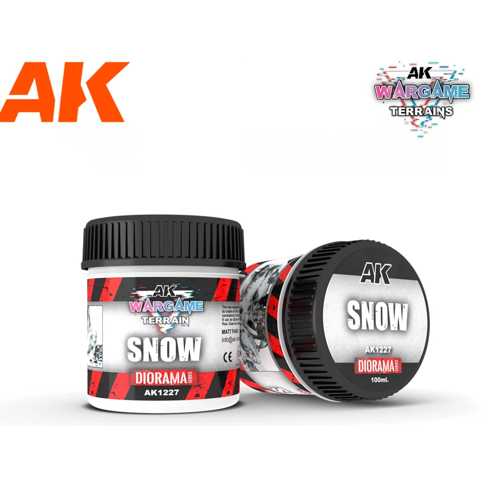 AK INTERACTIVE Wargame Terrain Snow havas talaj effekt festék 100ml