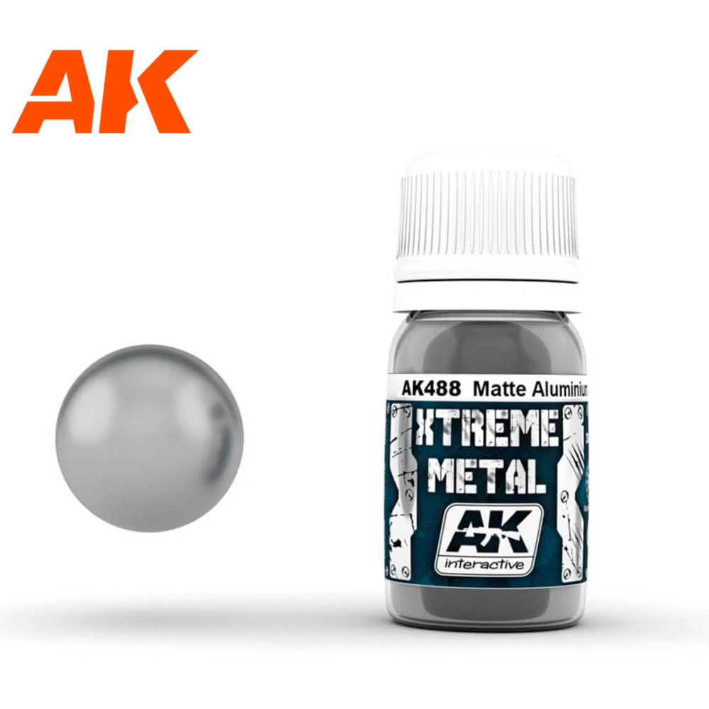 AK INTERACTIVE Xterme Metal matt alumínium festék 30ml