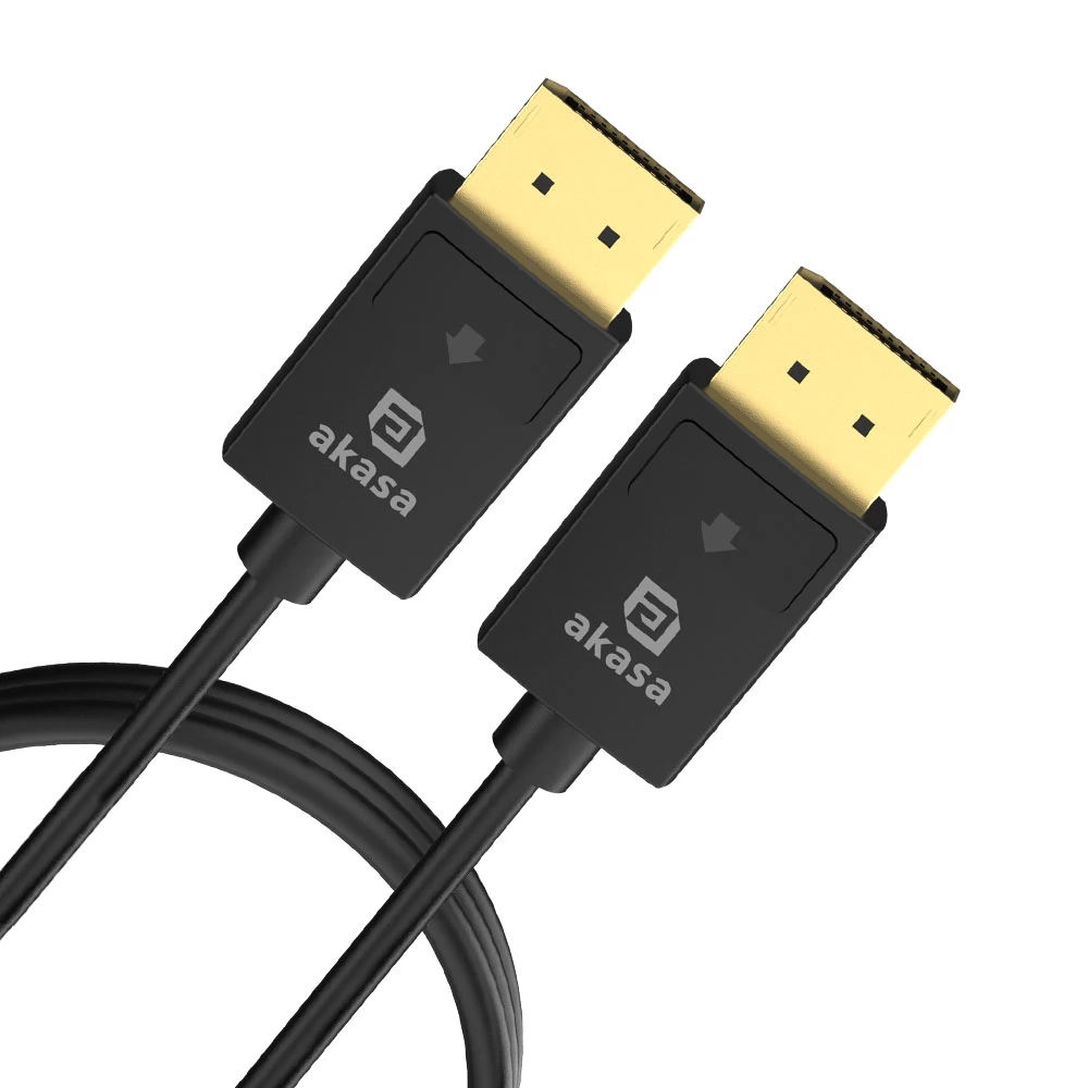 AKASA DisplayPort 1.4 Összekötő Fekete 2m AK-CBDP26-20BK