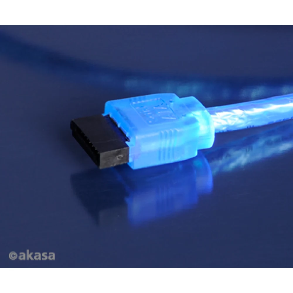 AKASA SATA Összekötő Kék 1m AK-CBSA01-10BV