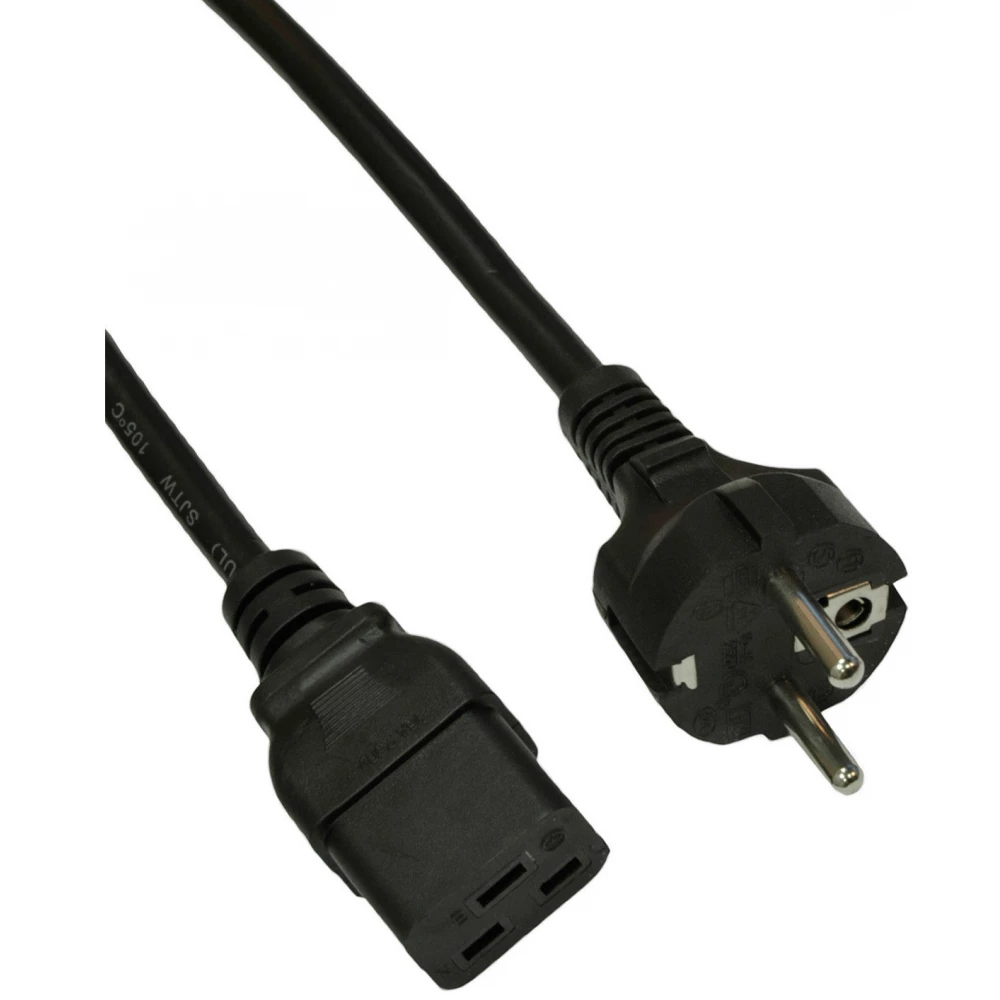 AKYGA 230V IEC Tápkábel Fekete 1.8m AK-UP-01