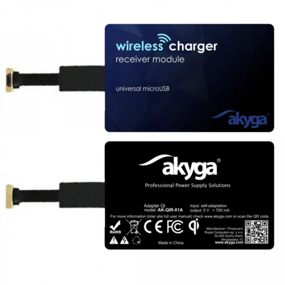 AKYGA AK-QIR-01A QI Adapter micro USB